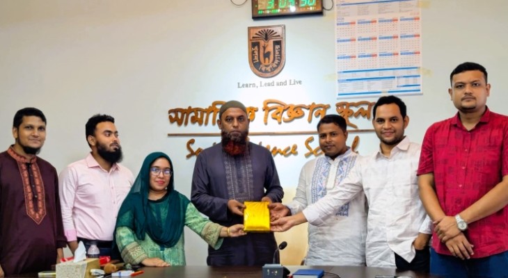 খুবি গণযোগাযোগ ও সাংবাদিকতা ডিসিপ্লিনে নতুন প্রধানের দায়িত্ব গ্রহণ